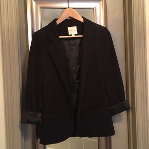 3/4 sleeve black blazer size small